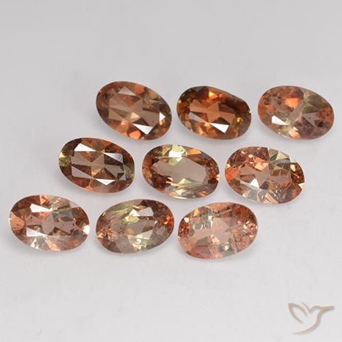 Pedras preciosas de Andaluzita Multicolorido natural de 3.75 ct, oval, VS-SI