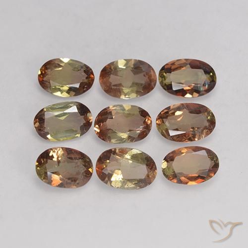3.33ctw Natural Multicolorido Andaluzita, oval, VS-SI