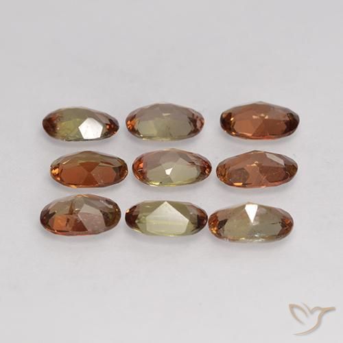 Pedras preciosas de Andaluzita Multicolorido natural de 3.33 ct, oval, VS-SI