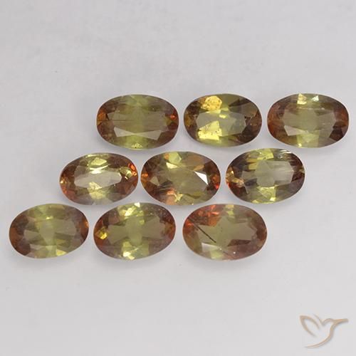 Pedras preciosas de Andaluzita Multicolorido natural de 3.67 ct, oval, VS-SI