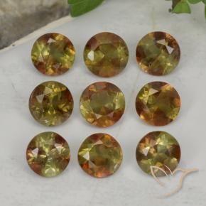 Pedras preciosas de Andaluzita Multicolorido natural de 2.31 ct, Redondo, VS-SI