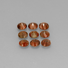 Pedras preciosas de andaluzita multicolorido natural de 2,26 ct, corte redondo, VS-SI