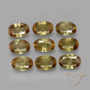 Pedras preciosas de Andaluzita Multicolorido natural de 3.64 ct, oval, VS-SI