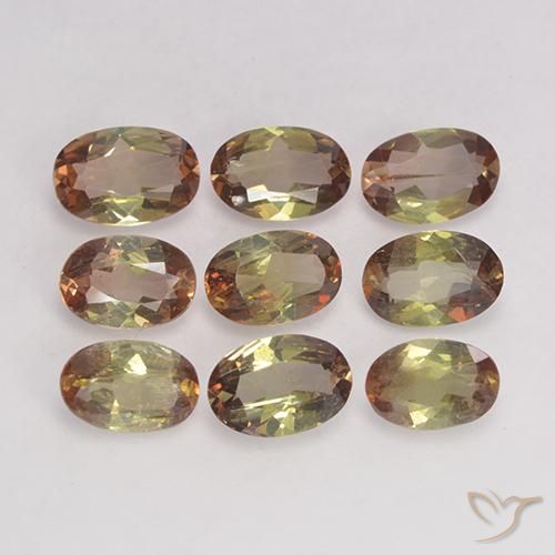 3.00ctw Natural Multicolorido Andaluzita, oval, VS-SI