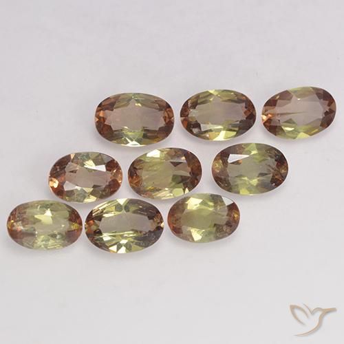 Pedras preciosas de Andaluzita Multicolorido natural de 3.00 ct, oval, VS-SI