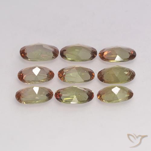 Pedras preciosas de Andaluzita Multicolorido natural de 3.00 ct, oval, VS-SI