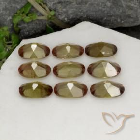 Pedras preciosas de Andaluzita Multicolorido natural de 3.78 ct, oval, VS-SI