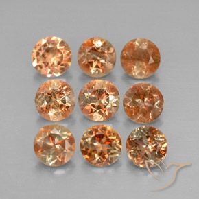 Pedras preciosas de Andaluzita Multicolorido natural de 2.34 ct, Redondo, VS-SI