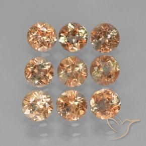 Pedras preciosas de Andaluzita Multicolorido natural de 2.41 ct, Redondo, VS-SI