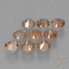 Pedras preciosas de Andaluzita Multicolorido natural de 2.41 ct, Redondo, VS-SI