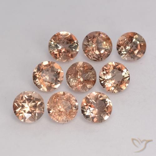 Pedras preciosas de Andaluzita Multicolorido natural de 2.37 ct, Redondo, VS-SI
