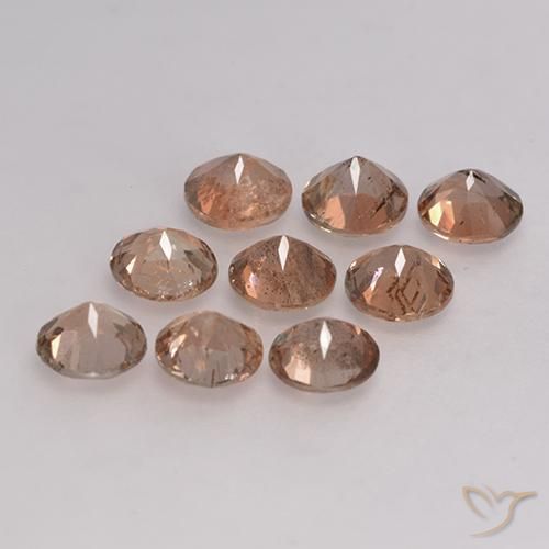 Pedras preciosas de Andaluzita Multicolorido natural de 2.37 ct, Redondo, VS-SI