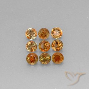 Pedras preciosas de Andaluzita Multicolorido natural de 2.32 ct, Redondo, VS-SI