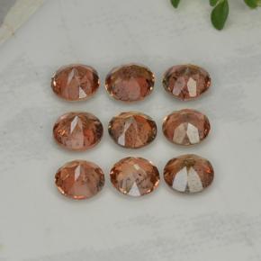 Pedras preciosas de andaluzita multicolorido natural de 2,39 ct, corte redondo, VS-SI