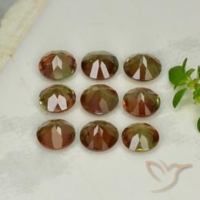 Pedras preciosas de Andaluzita Multicolorido natural de 2.24 ct, Redondo, VS-SI