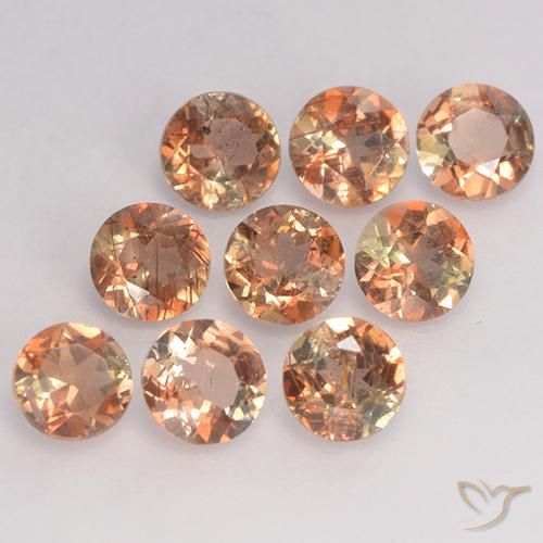 2.20ctw Natural Multicolorido Andaluzita, Redondo, VS