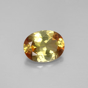 Andaluzita multicolorido natural 1,86ct, corte oval, VVS-VS