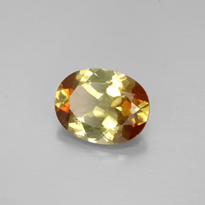 Andaluzita multicolorido natural 1,86ct, corte oval, VVS-VS