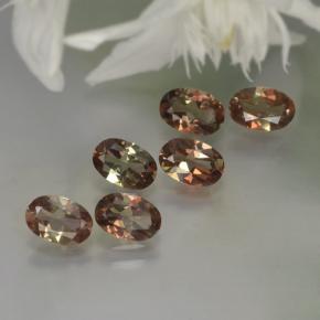 Pedras preciosas de andaluzita multicolorido natural de 2,47 ct, corte oval, VVS-VS