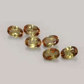Pedras preciosas de andaluzita multicolorido natural de  ct, corte oval, VVS-VS