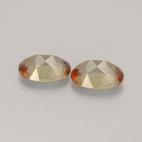 Pedras preciosas de andaluzita multicolorido natural de  ct, corte oval, VS