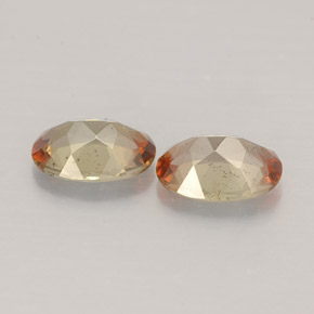 Pedras preciosas de andaluzita multicolorido natural de  ct, corte oval, VS