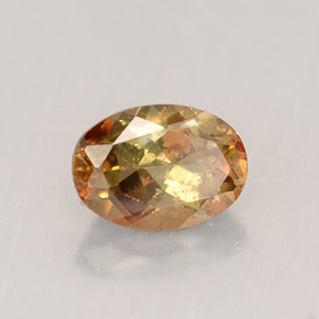 Andaluzita Multicolorido Natural 0.87ct, Corte Oval, VS