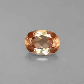 Andaluzita multicolorido natural 1,28ct, corte oval, VVS-VS
