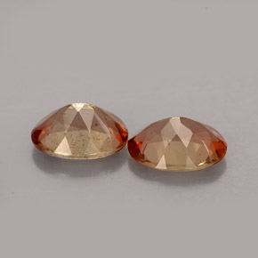 Pedras preciosas de andaluzita multicolorido natural de  ct, corte oval, VS