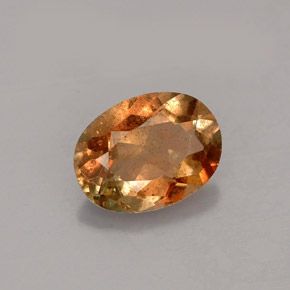 Andaluzita Multicolorido Natural 1.28ct, Corte Oval, VS-SI