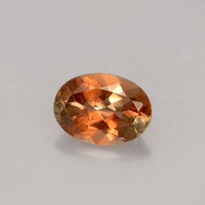 Andaluzita multicolorido natural 1,11ct, corte oval, VS