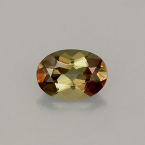 Andaluzita multicolorido natural 0,77ct, corte oval, VVS-VS