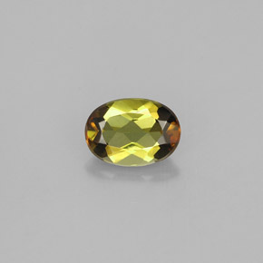 Andaluzita multicolorido natural 0,82ct, corte oval, VVS-VS
