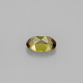 Andaluzita multicolorido natural 0,82ct, corte oval, VVS-VS