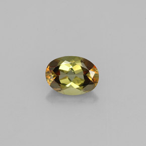 Andaluzita Multicolorido Natural 0.81ct, Corte Oval, VVS-VS