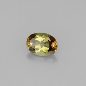 Andaluzita Multicolorido Natural 0.81ct, Corte Oval, VVS-VS