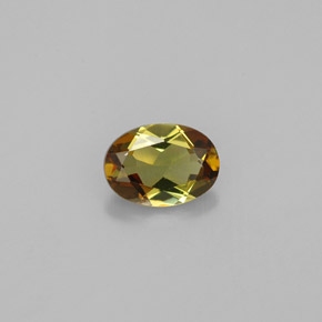 Andaluzita multicolorido natural 0,76ct, corte oval, VVS-VS