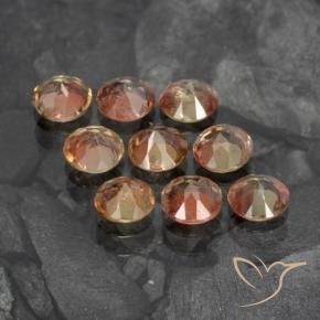 Pedras preciosas de Andaluzita Multicolorido natural de 2.18 ct, Redondo, VS