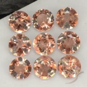 Pedras preciosas de Andaluzita Multicolorido natural de 2.18 ct, Redondo, VS