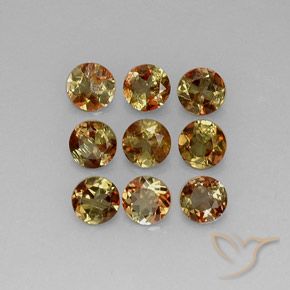 Pedras preciosas de Andaluzita Multicolorido natural de 2.14 ct, Redondo, VS