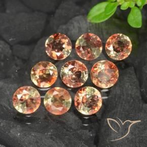 Pedras preciosas de Andaluzita Multicolorido natural de 2.12 ct, Redondo, VS