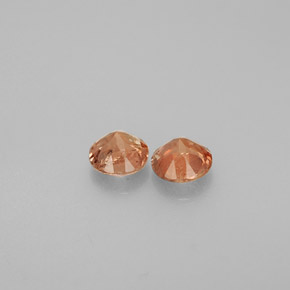 Pedras preciosas de andaluzita multicolorido natural de  ct, corte redondo, VS