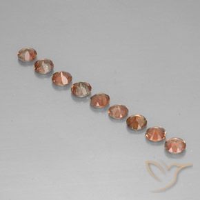 Pedras preciosas de Andaluzita Multicolorido natural de 2.10 ct, Redondo, VS