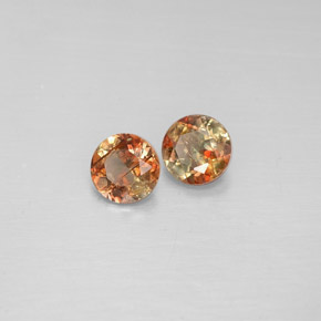 Pedras preciosas de Andaluzita Multicolorido natural de  ct, Corte Redondo, VS