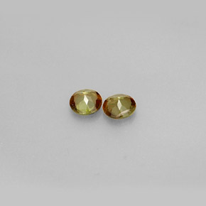 Pedras preciosas de andaluzita multicolorido natural de  ct, corte redondo, VS