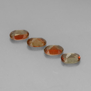 Pedras preciosas de andaluzita multicolorido natural de 1,80 ct, corte oval, VVS-VS