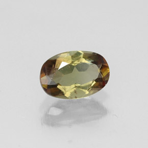 Andaluzita multicolorido natural 0,47ct, corte oval, VS-SI