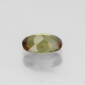Andaluzita multicolorido natural 0,47ct, corte oval, VS-SI