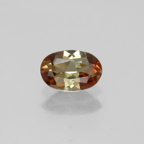 Andaluzita multicolorido natural 0,37ct, corte oval, VS