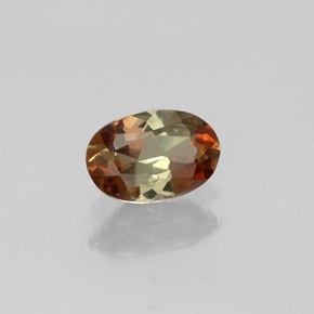 Andaluzita multicolorido natural 0,37ct, corte oval, VS